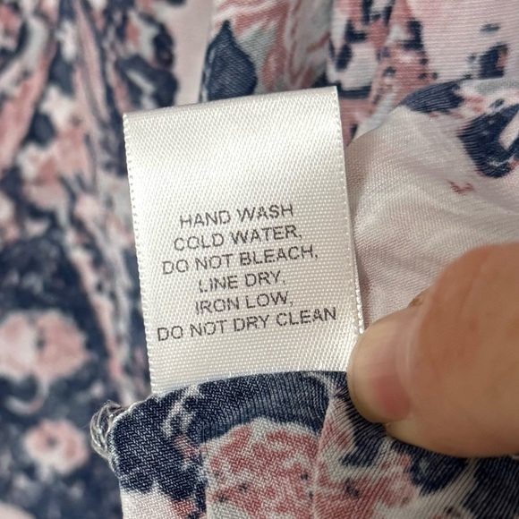 NWT Andthewhy Floral Kimono Cardigan Fairy 3/4 Dolman Sleeve Feminine Large - Picture 6 of 7